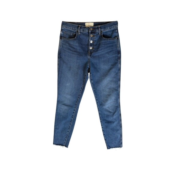 Everlane Vintage Skinny Jean Women's Size 30 Ankle High Rise Skinny Medium Wash - Picture 1 of 13